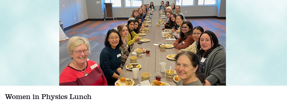 women in physics lunch fall 2023