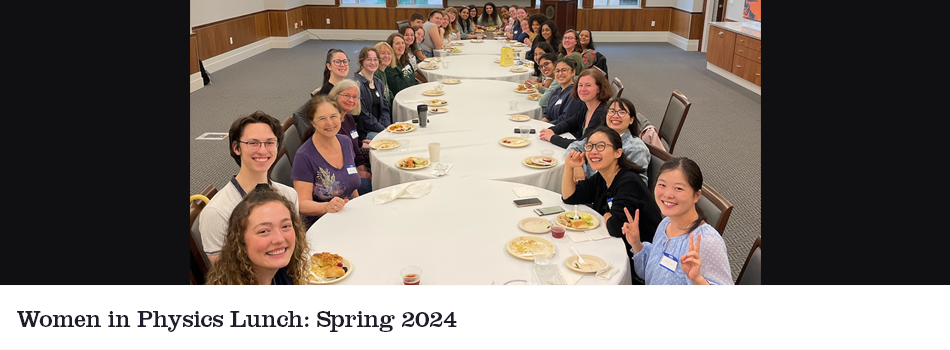 women in physics lunch spring 2024